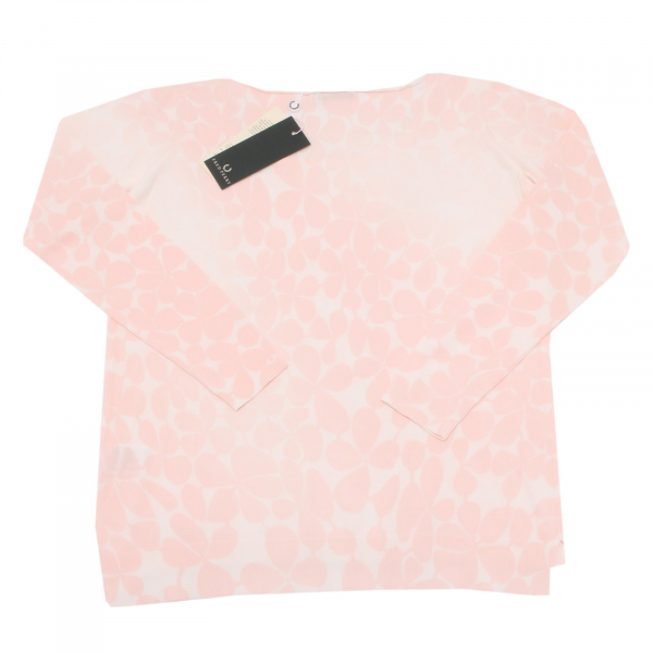 maglione cotone FRED PERRY rosa maglia donna t-shirt woman