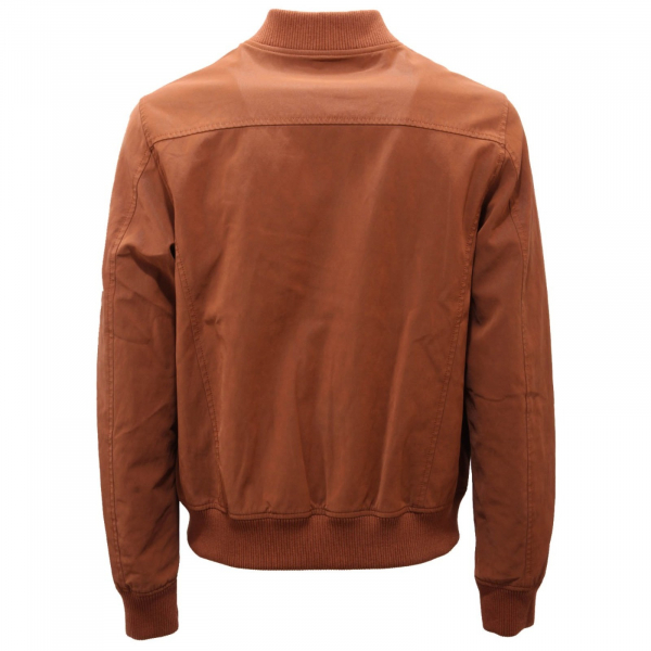 4557AH giubbotto uomo FREEDOMDAY brown eco-leather effect jacket man