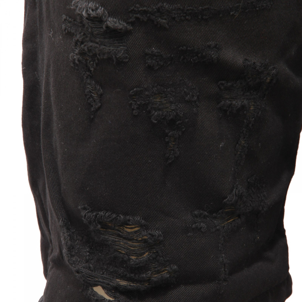 4581AF bermuda uomo OVER-D black cotton shorts man