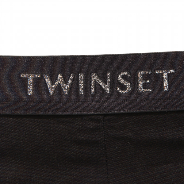 4597AQ pantalone bimba TWIN-SET girl kids trousers black