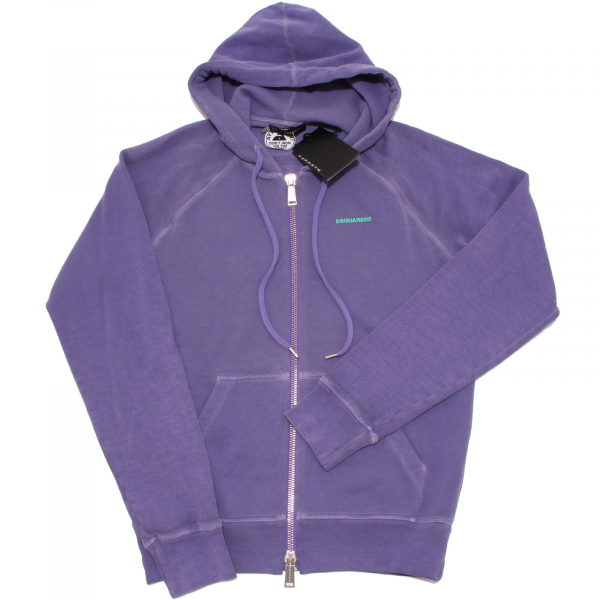 4641I felpa uomo viola DSQUARED D2 felpe sweatshirts men