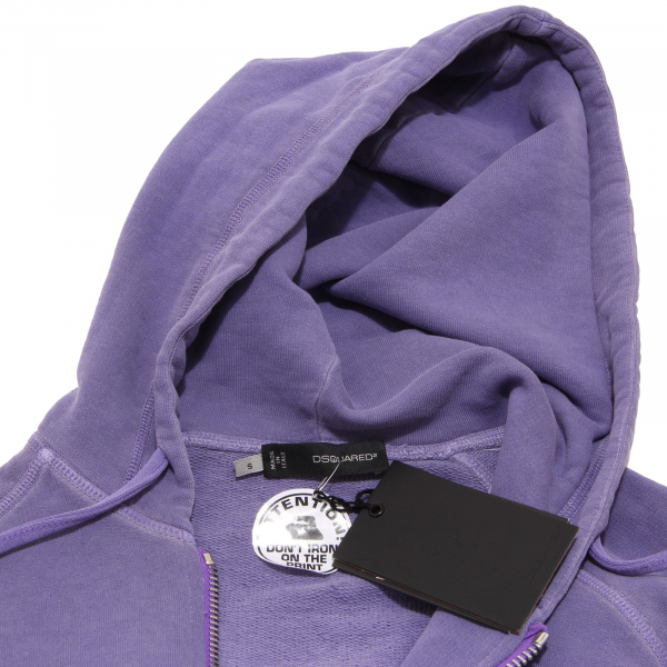 4641I felpa uomo viola DSQUARED D2 felpe sweatshirts men