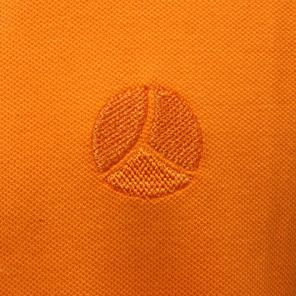 4690AH polo uomo PEOPLE OF SHIBUYA orange cotton polo men