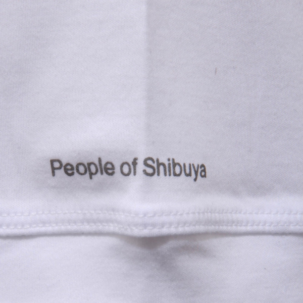 4699AH polo uomo PEOPLE OF SHIBUYA white cotton polo men
