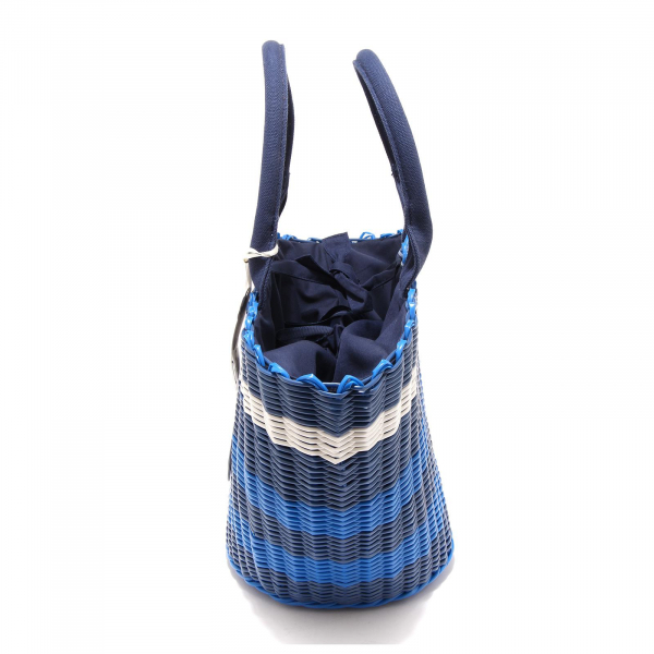 4704G borsa donna blu DUCK FARM borsetta bag women