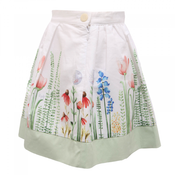 4730AO gonna bimba IL GUFO girl kid skirt