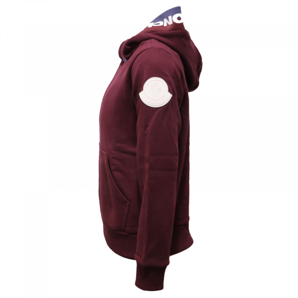 4733AC felpa bimbo boy MONCLER bordeaux cotton sweater