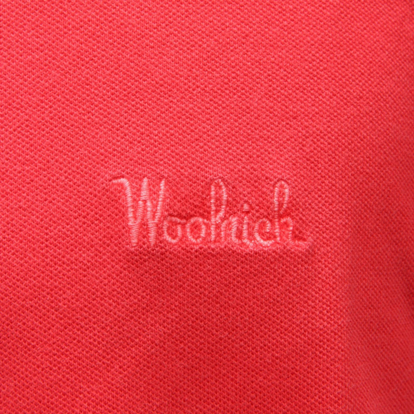 4756AH polo uomo WOOLRICH red cotton polo t-shirt men