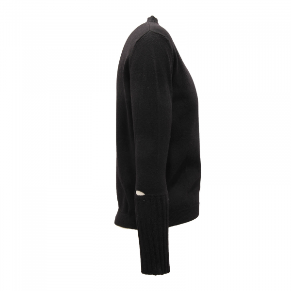4768AN maglione bimba DOU DOU girl kids sweater black