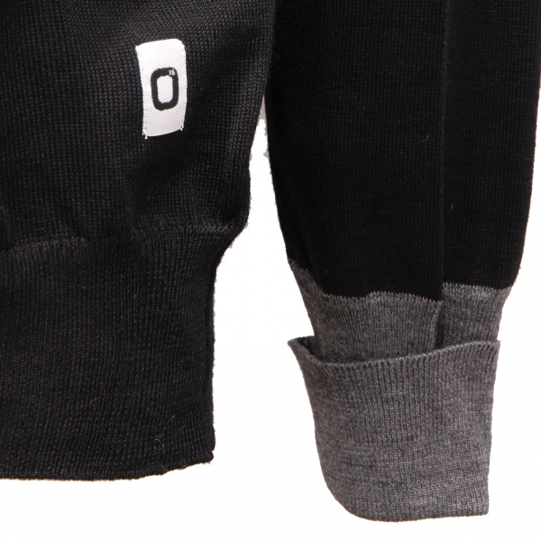 4769AF maglione uomo OFFICINA36 black wool blend sweater man