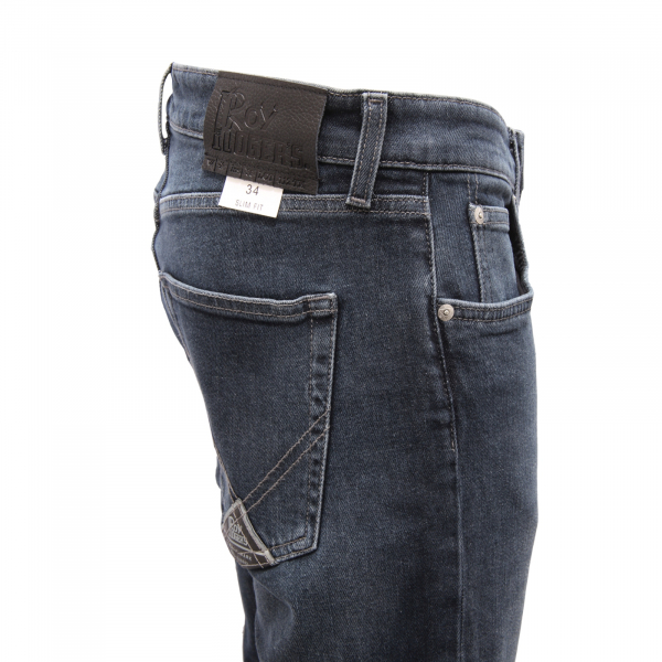 4787AU jeans uomo ROY ROGER'S 517 man trousers blue/black