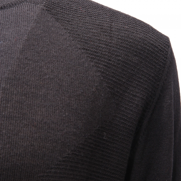 4790AF maglione uomo OFFICINA36 black wool blend sweater man