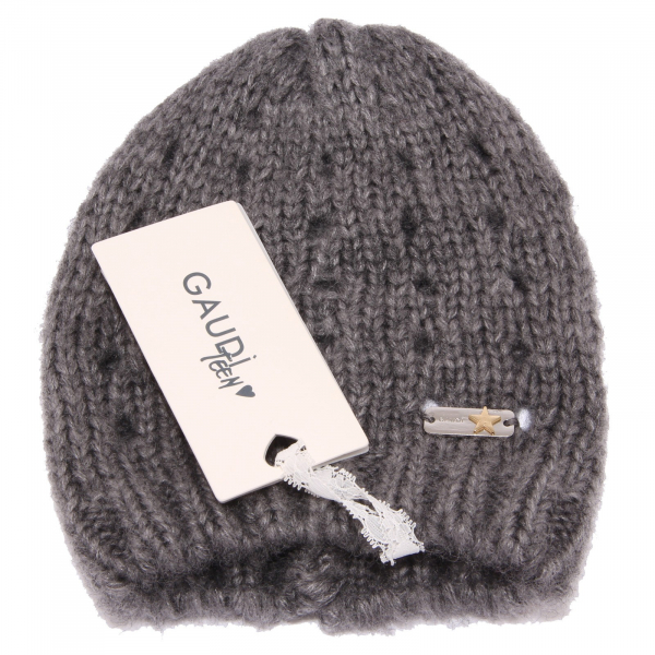 4805U cuffia bimba GAUDI' TEEN grigio grey hat kid girl