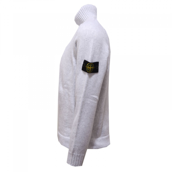 4807AC dolcevita bimbo boy STONE ISLAND JUNIOR light grey sweater