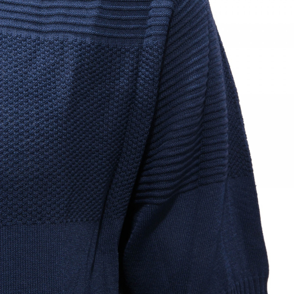 4818AH maglia uomo DANIELE FIESOLI viscose blue t-shirt men