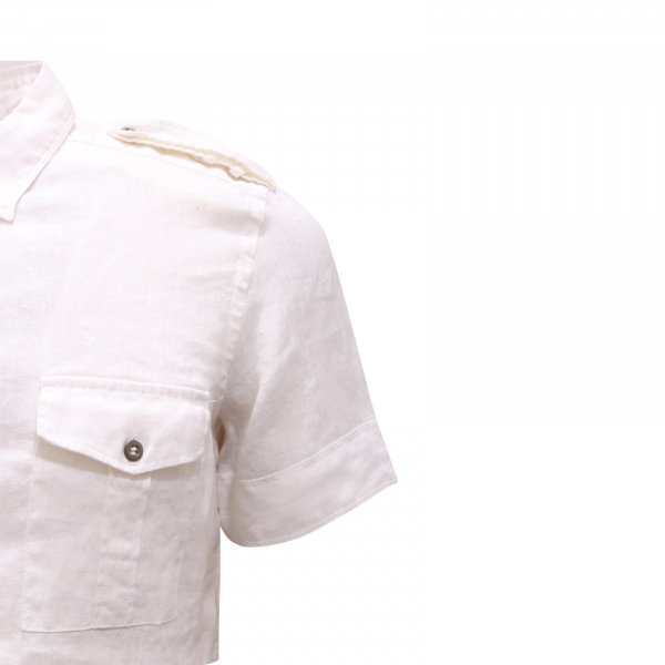 4834AV CAMICIA UOMO MESSAGERIE MAN LINEN SHIRT