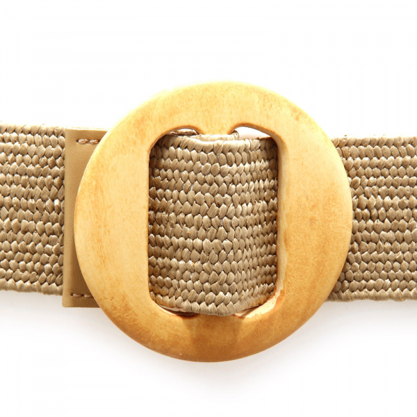 4855AG cintura donna VICOLO beige elasticized belt woman