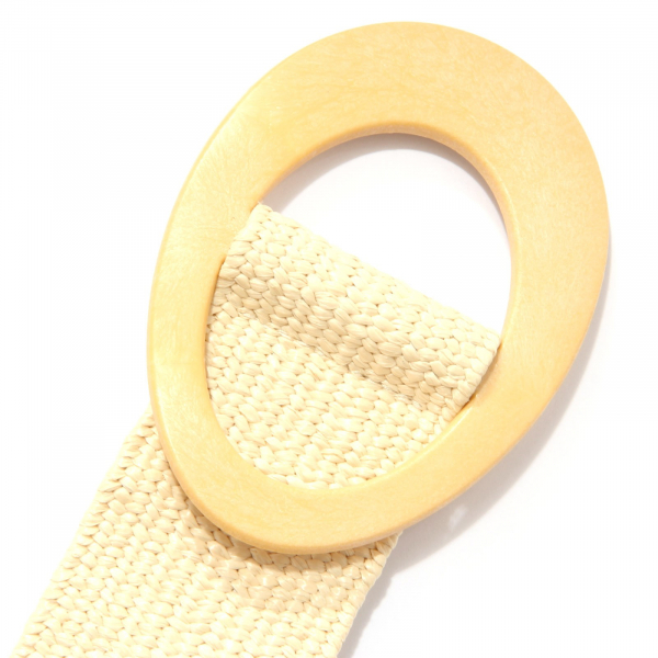 4862AG cintura donna VICOLO light beige elasticized belt woman