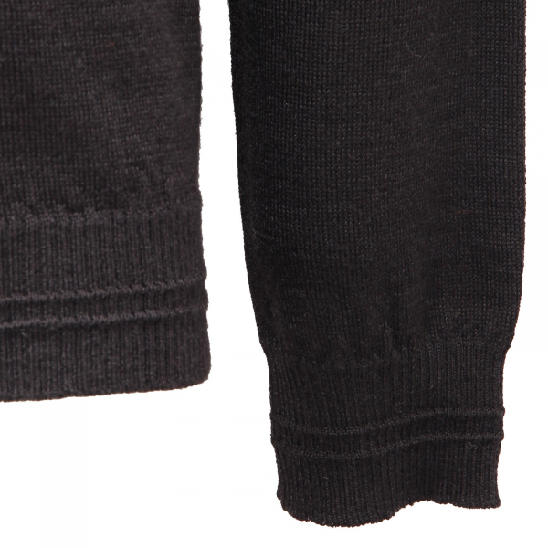 4869AF maglione uomo OFFICINA36 black wool mix sweater man
