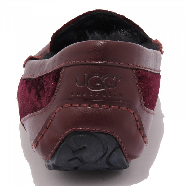 4877AA (WITHOUT BOX) GRAFFIATO mocassino uomo UGG velvet SCRATCHED loafer man