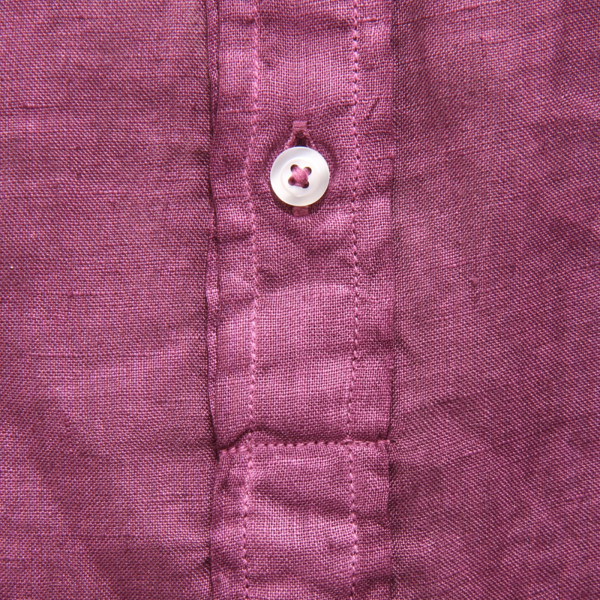 4881AS POLO camicia uomo GRAN SASSO man vintage effect linen shirt