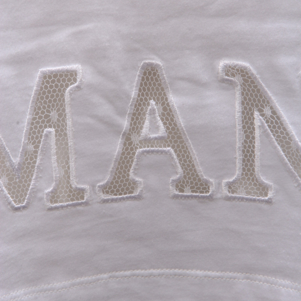 4900AD maglia donna ERMANNO SCERVINO white cotton t-shirt woman