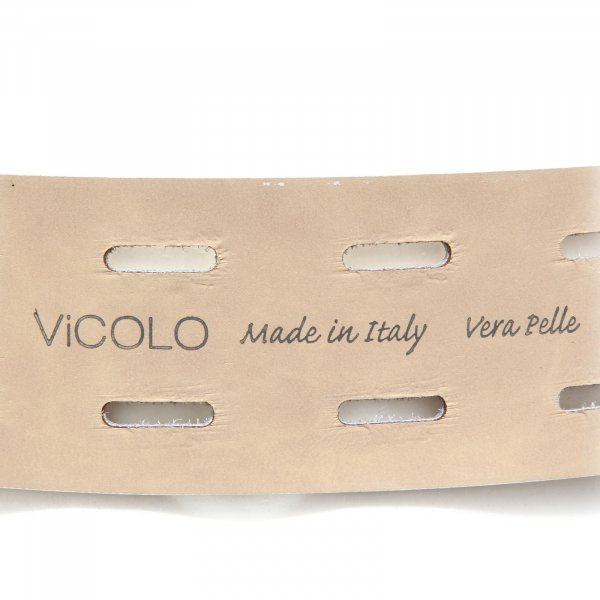 4900AG cintura donna VICOLO off white leather belt woman