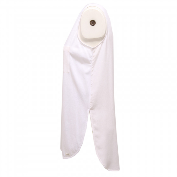 4900K maglia donna WOOLRICH mix silk white t-shirt sleeveless woman