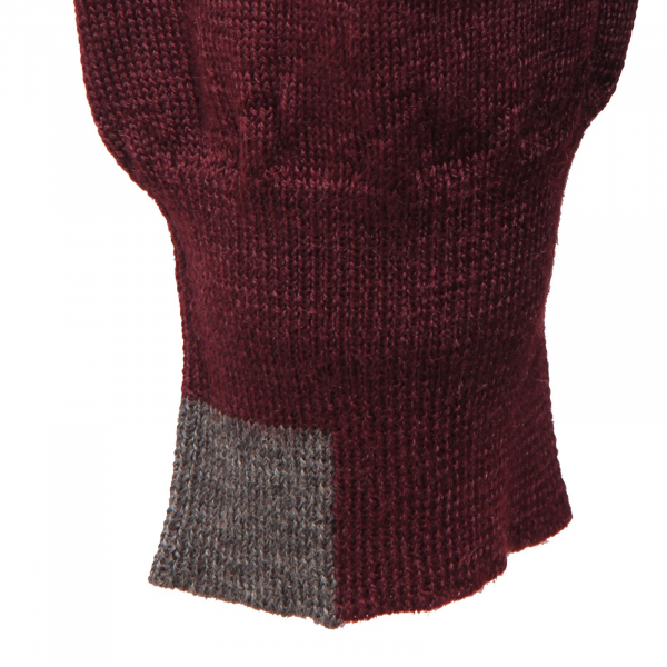 4902AF maglione uomo OFFICINA36 burgundy mix wool sweater man