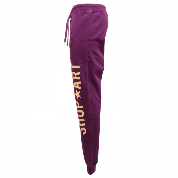  4926S pantalone tuta SHOP ART viola/oro trouser sweatpant woman