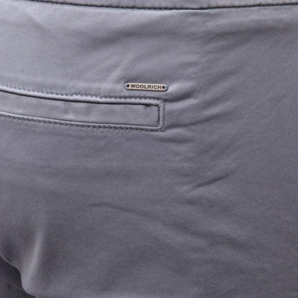 4944AD pantalone donna WOOLRICH light blue cotton trouser woman