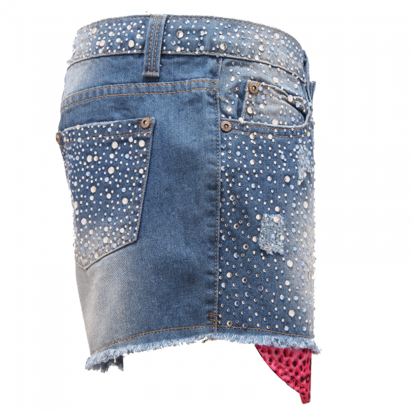 4946S pantalone corto donna GIO CELLINI DENIM short woman