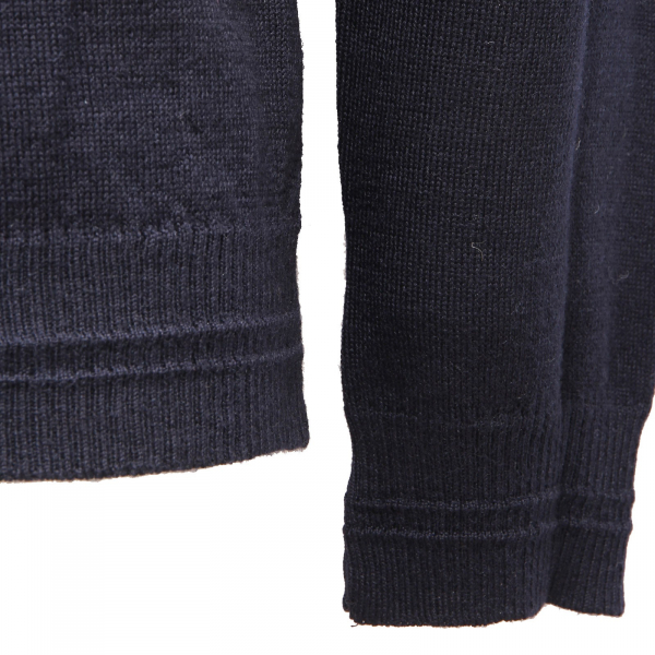 4956AF cardigan uomo OFFICINA36 blue wool blend sweater man