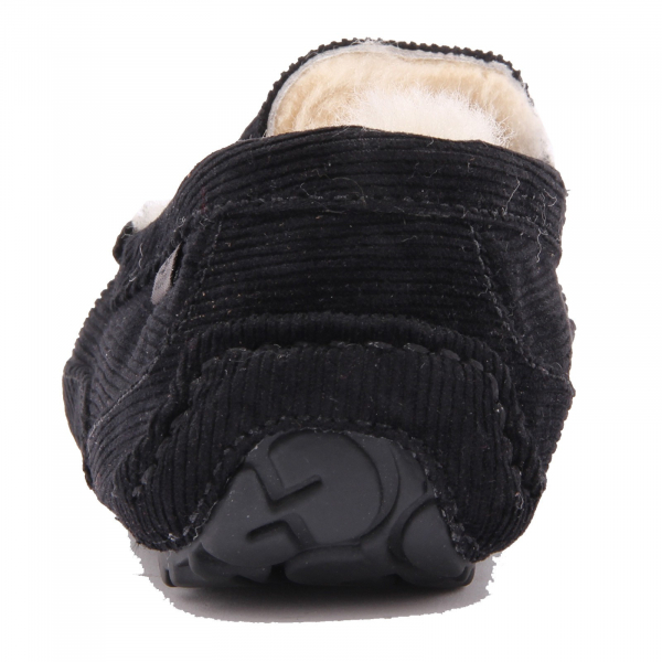 4962AA (WITHOUT BOX) velluto mocassino uomo VELVET black UGG loafer man