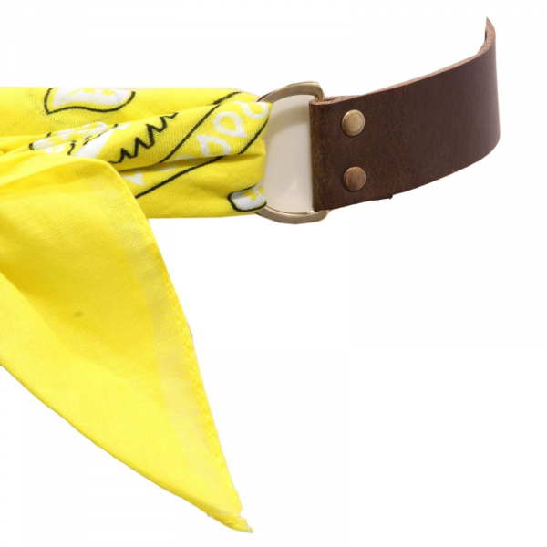 4966AI cintura bandana donna VICOLO woman belt brown/yellow