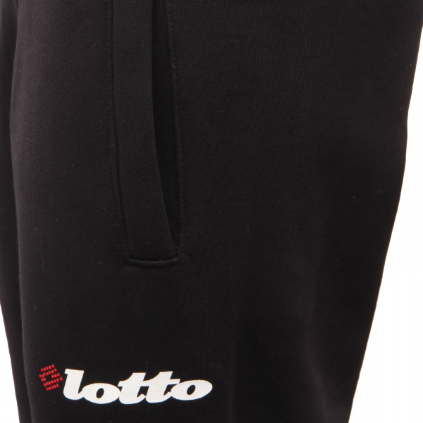 4967AE pantalone tuta donna LOTTO black cotton sweatpant woman