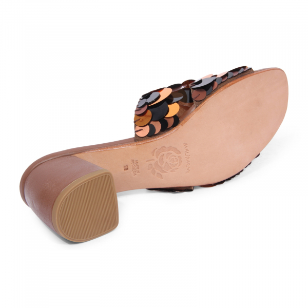 4976AR ciabatta donna MALIPARMI SEQUINS woman sandals