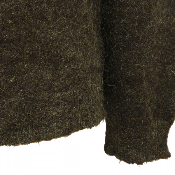 5008AF maglione cardigan uomo OFFICINA36 green sweater man