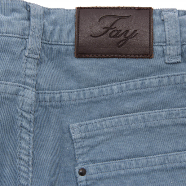 5019AN  pantalone bimbo FAY boy kid velvet trousers 