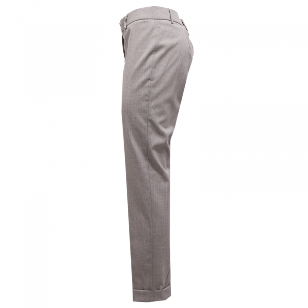 5019K pantalone donna FABIANA FILIPPI light grey wool trouser woman