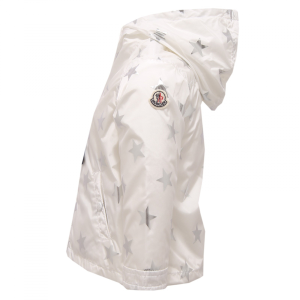 5034R giacca windstopper girl MONCLER FANTININ white/silver jacket bimba