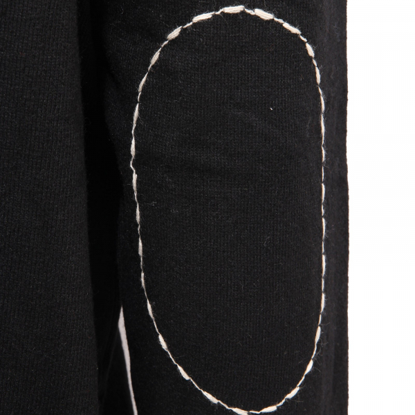 5046AF maglione uomo OFFICINA36 black mix wool sweater man
