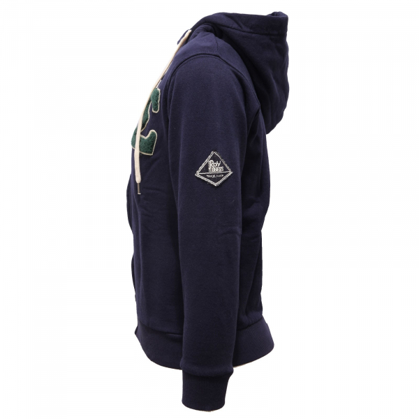 5053AC felpa bimbo boy ROY ROGERS blue cotton sweatshirt