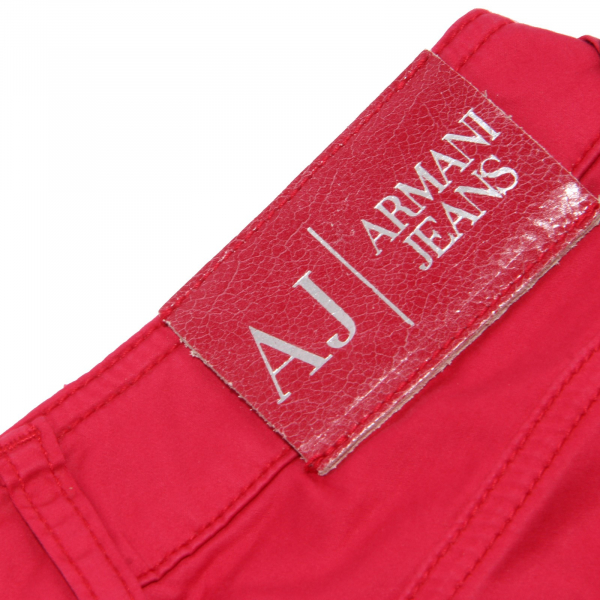 5056Z pantalone donna ARMANI JEANS red delave' vintage trouser woman