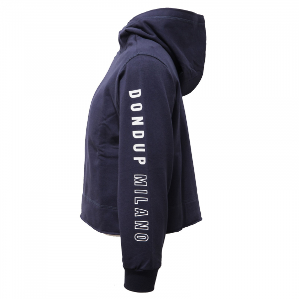 5065AC felpa bimbo boy DONDUP blue cotton sweatshirt