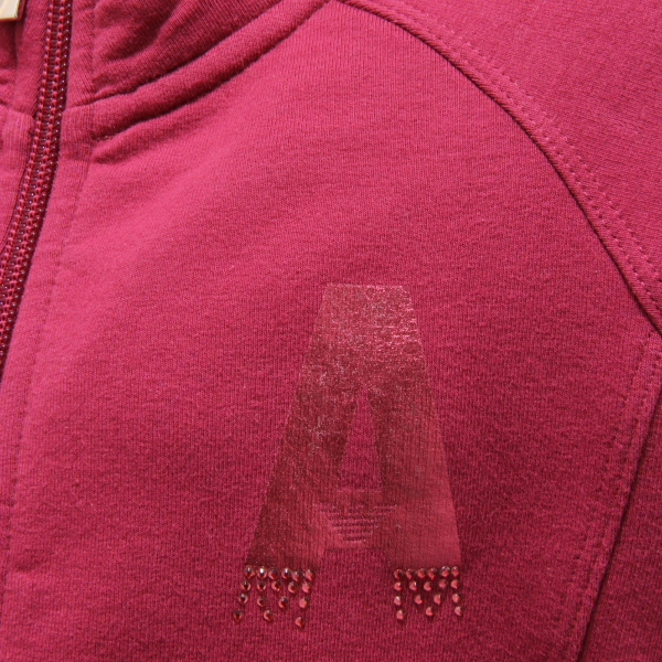 5069U felpa bimba ARMANI TEEN rosa scuro sweatshirt kid