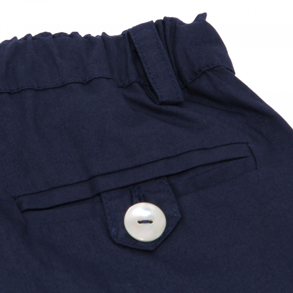 5098AB bermuda bimbo BOY M. FERRARI blue cotton shorts kid
