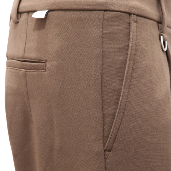 5105AL pantalone uomo PAOLO PECORA man jersey trousers brown