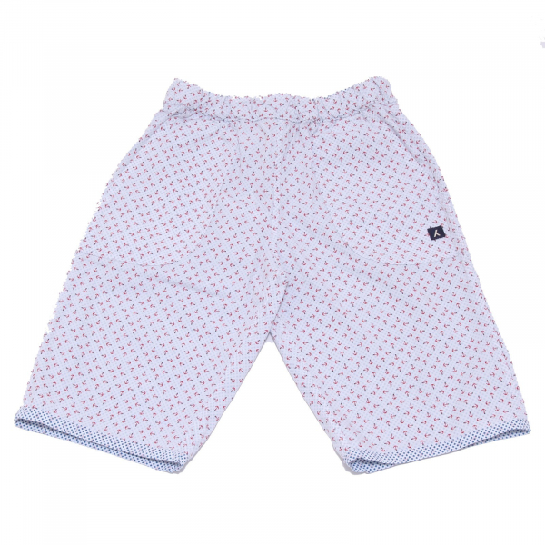 5109AB bermuda bimbo BOY MYTHS REVERSIBLE blue/red shorts kid