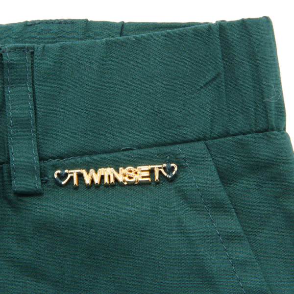 5122AN pantalone bimba TWIN-SET girl kid cotton trousers